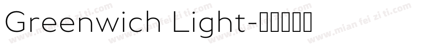 Greenwich Light字体转换